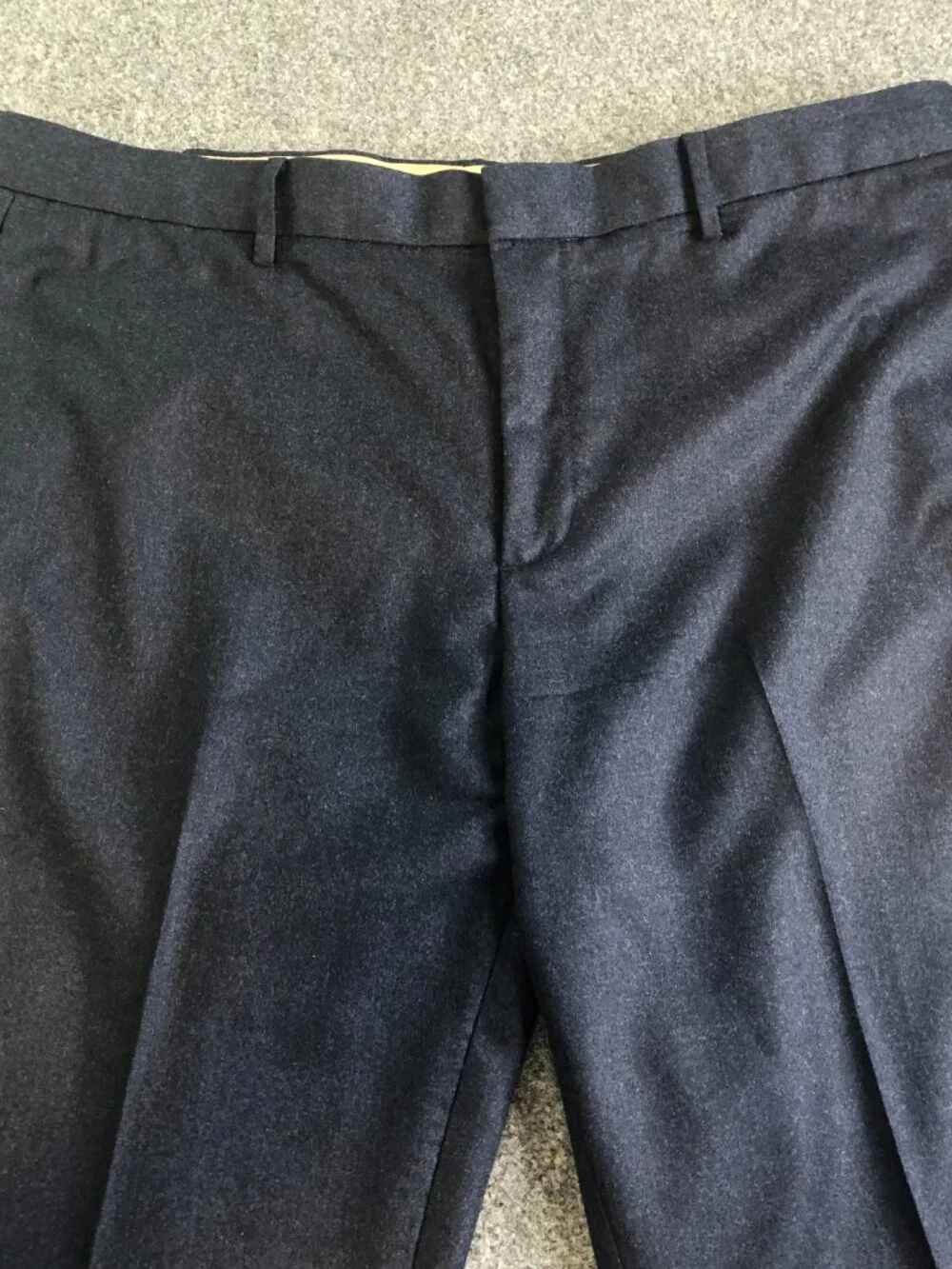 Banana Republic Pants Mens 38x32 Navy Blue Vitale Barberis Canonico Flannel 120s